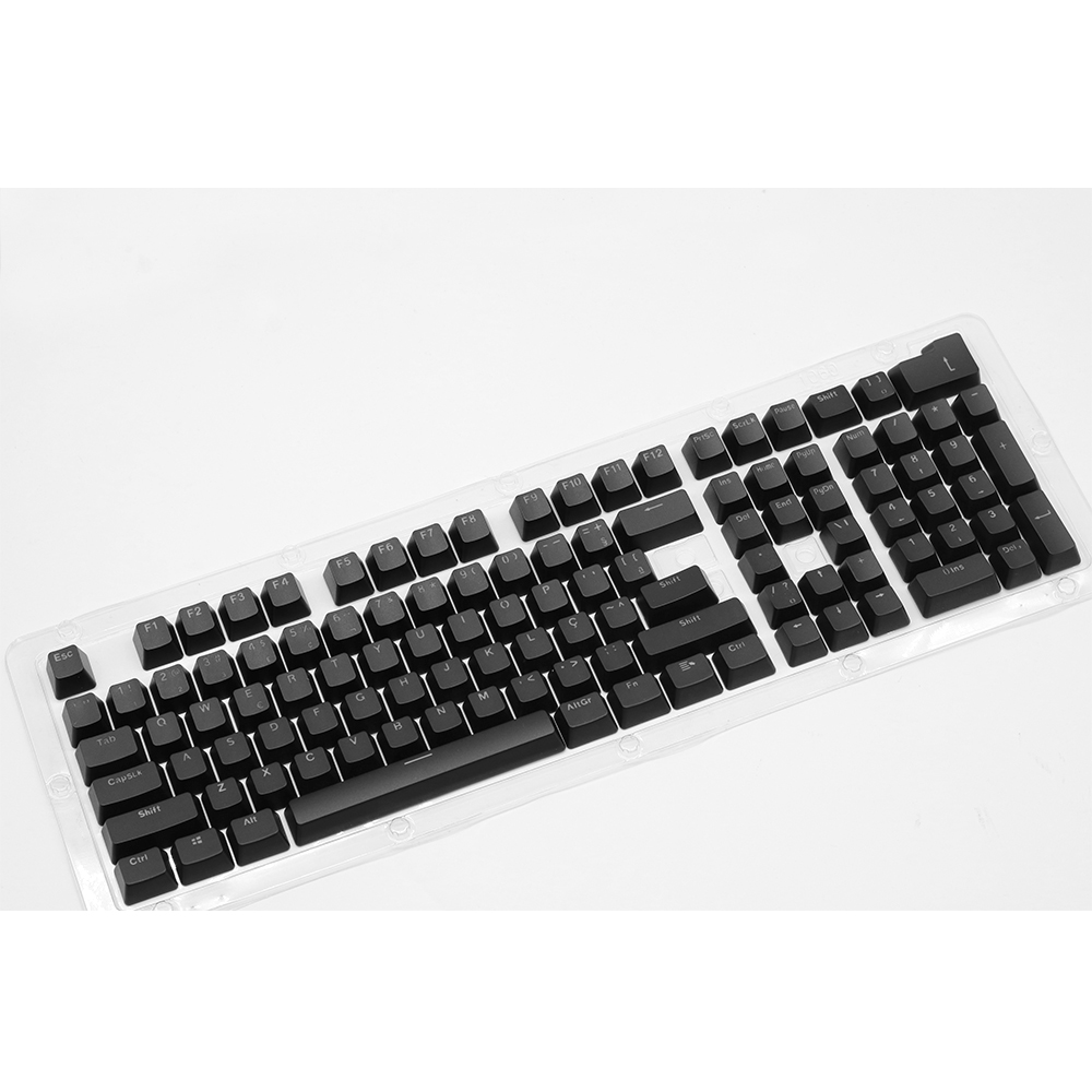 104 Keys Keycaps OEM Highly RGB Backlit Mechanical Keyboard Keycap Spanish Arabic Russian French Korean German Thai Portuguese