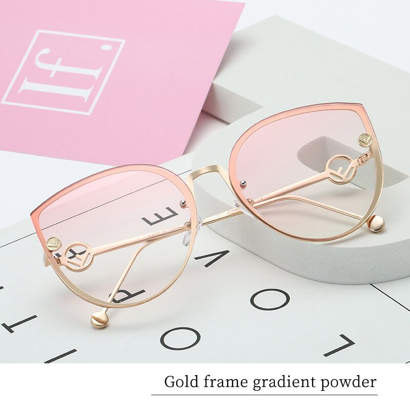 Eye Zonnebril Driver Bril Mode Grote Doos Vrouwen Zonnebril Vrouwen Oceaan Bril Zonnebril Sexy Vrouwen Mode Auto Accessoire: Bruin