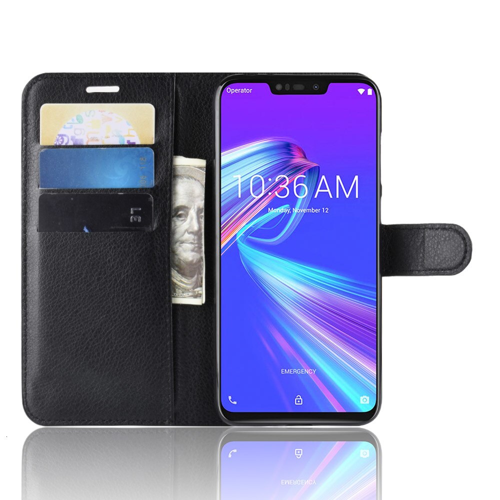 Para asus zenfone max m2 zb633kl caso do telefone de couro da aleta caso para asus zenfone max m2 zb633kl carteira de couro suporte capa