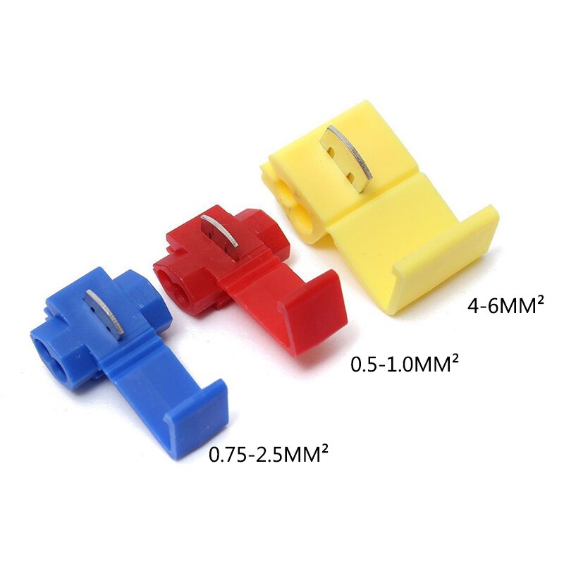 10PCS/20PCS Wire Connector Scotch Lock Snap Without Breaking Cable Insulated Crimp Quick Splice Electrical Terminals Home Tools