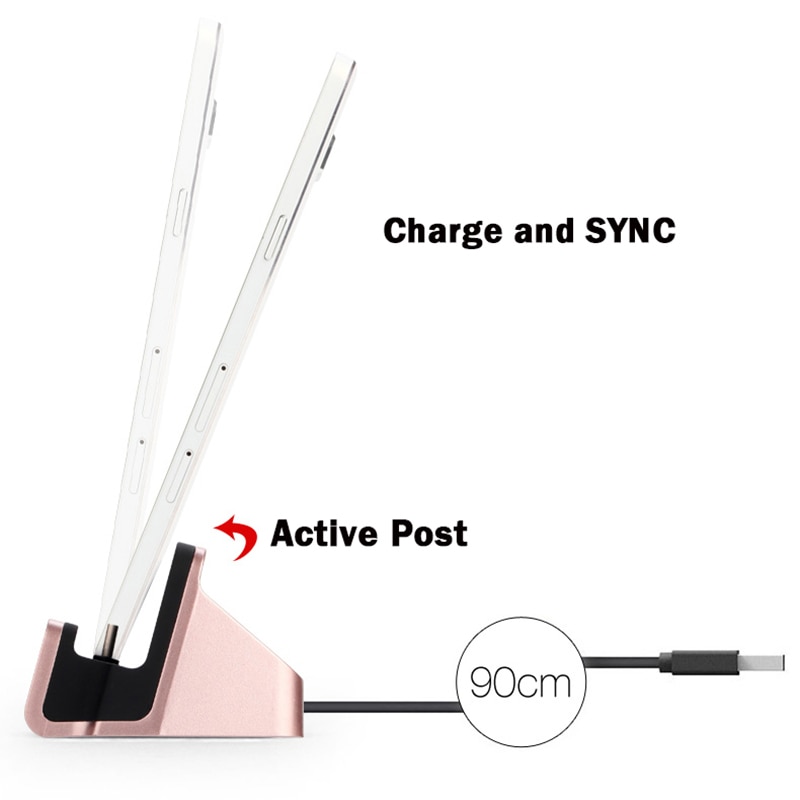 Estación de carga rápida de datos para iPhone, Cable USB de acoplamiento de escritorio para iPhone X, XR, XS, MAX, 5, 5S, SE, 6, 6s, 7, 8 Plus, Micro tipo C