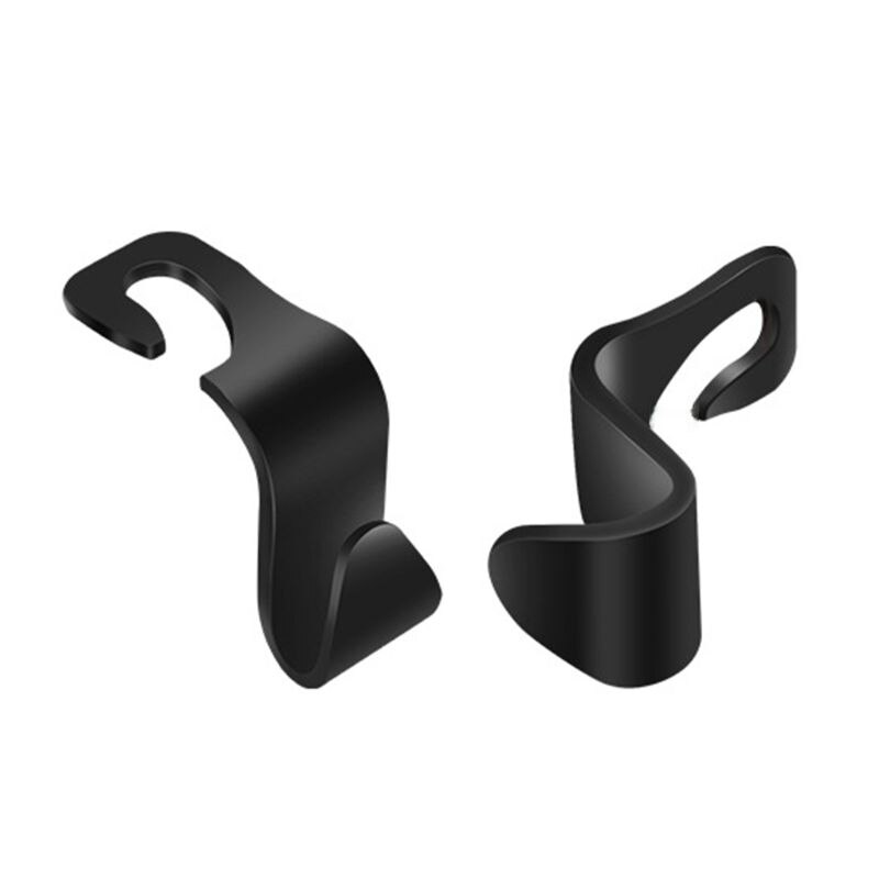 4 Pcs Back Car Seat Headrest Hanger Hidden Hooks for Hanging Storage Bag Coats and Clothes Vehicle Accessories Organizer