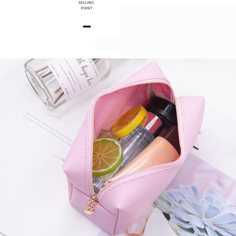 Reise machen-hoch Tasche PU Leder Machen hoch Beutel Reise Waschen Toilettenartikel Organizer Geldbörse Kosmetik Tasche Lagerung Handtasche für Frauen Mädchen