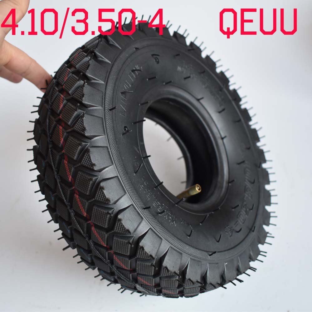 4.10/3.50-4 rengasta 410/ 350-4 rengasta ja sisäputki sopii sähköiseen skootteriin ， vaunu, sähköinen kolmipyörä, varastoauton 4.1/3.5-4 rengas