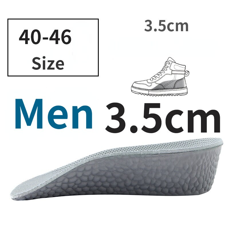 Height Increase Insoles Women Men Comfort Mesh Sweat-absorbing heightening insole for Sports Shoe Pads High Heel Shoes Pad: Blue