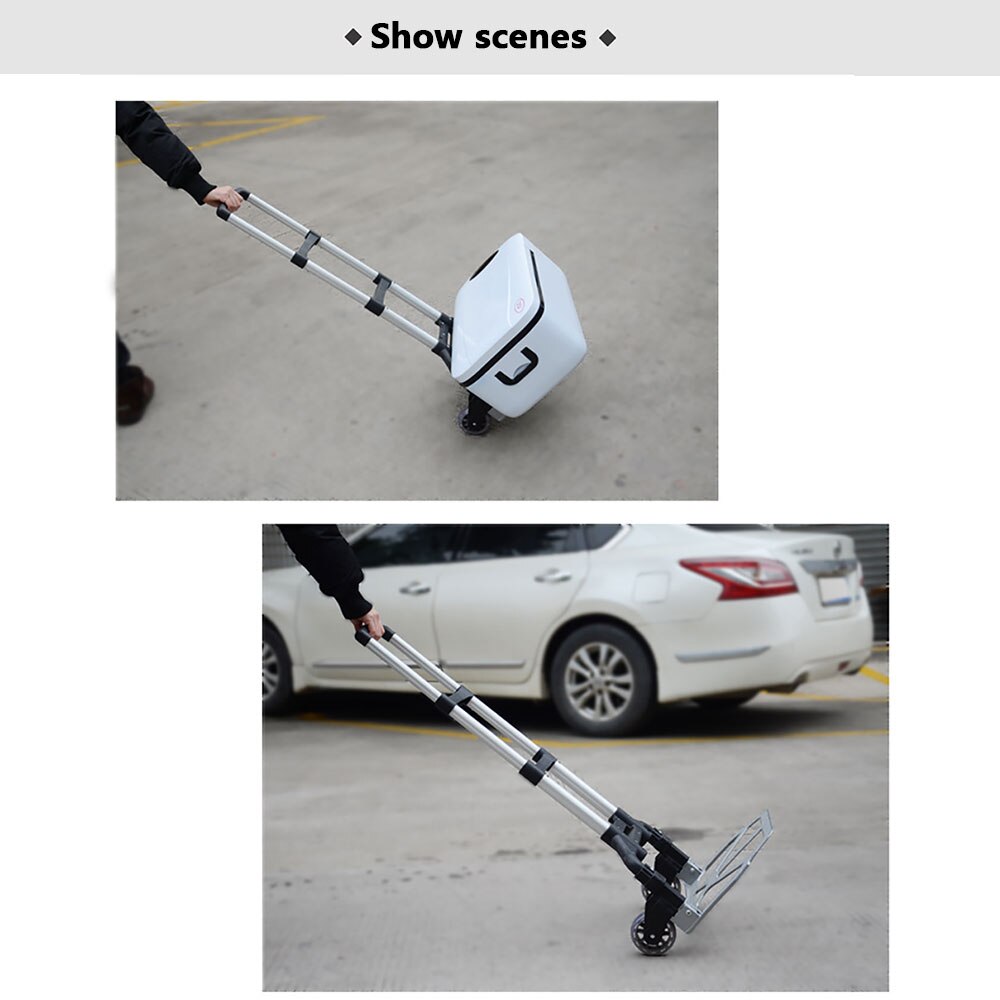 Easy Carry-on Refrigerator Supportor Multi-Function Two-Wheeled Cart Folding Hand Trolley Cart For Car Fridge