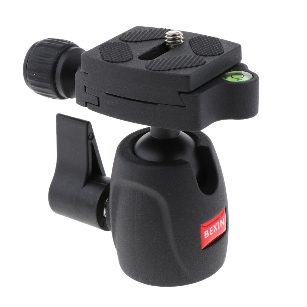 Metal Tripod Ball Head Quick Release Plate 1/4inch Quick Shoe Plate for Camera