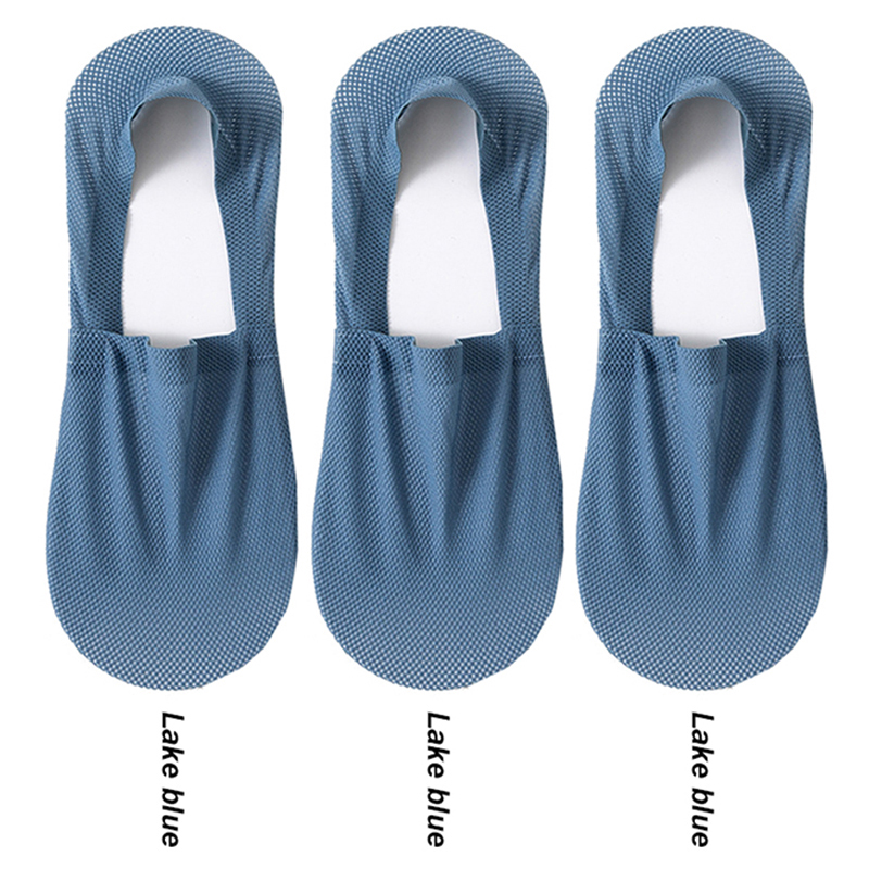 3 Paare/los Männer Stiefel Socken Sommer Dünne Unsichtbare Socke Atmungsaktive Sanft lässig Sox Elastische Gittergewebe Sokken Meias
