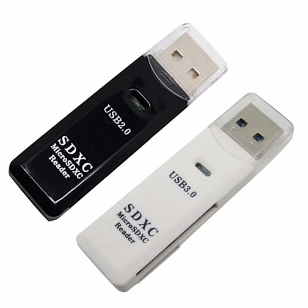 USB 3.0 Memory Card Reader Superspeed 2-Slot USB Card Reader Adapter for SD,TF,micro SD, SDXC, SDHC