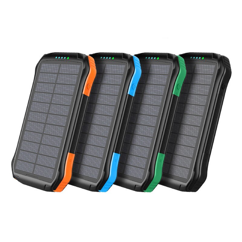 10000mAh Solar Power Bank 16000mAh 26800mAh Qi Drahtlose Ladegerät Für iPhone Samsung Power Externe Batterie Tragbare Poverbank