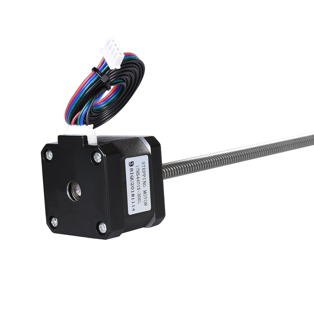 Nema17 Stepper Motor 17HS4401S 40MM With Lead Screw T8 300 400 500MM Length Copper Nut For 3D Printer Parts Trapezoidal Kits XYZ