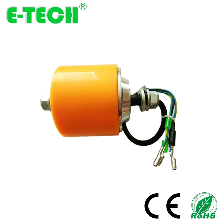 CE approved double shaft 3 inch BLDC scooter hub motor wheel