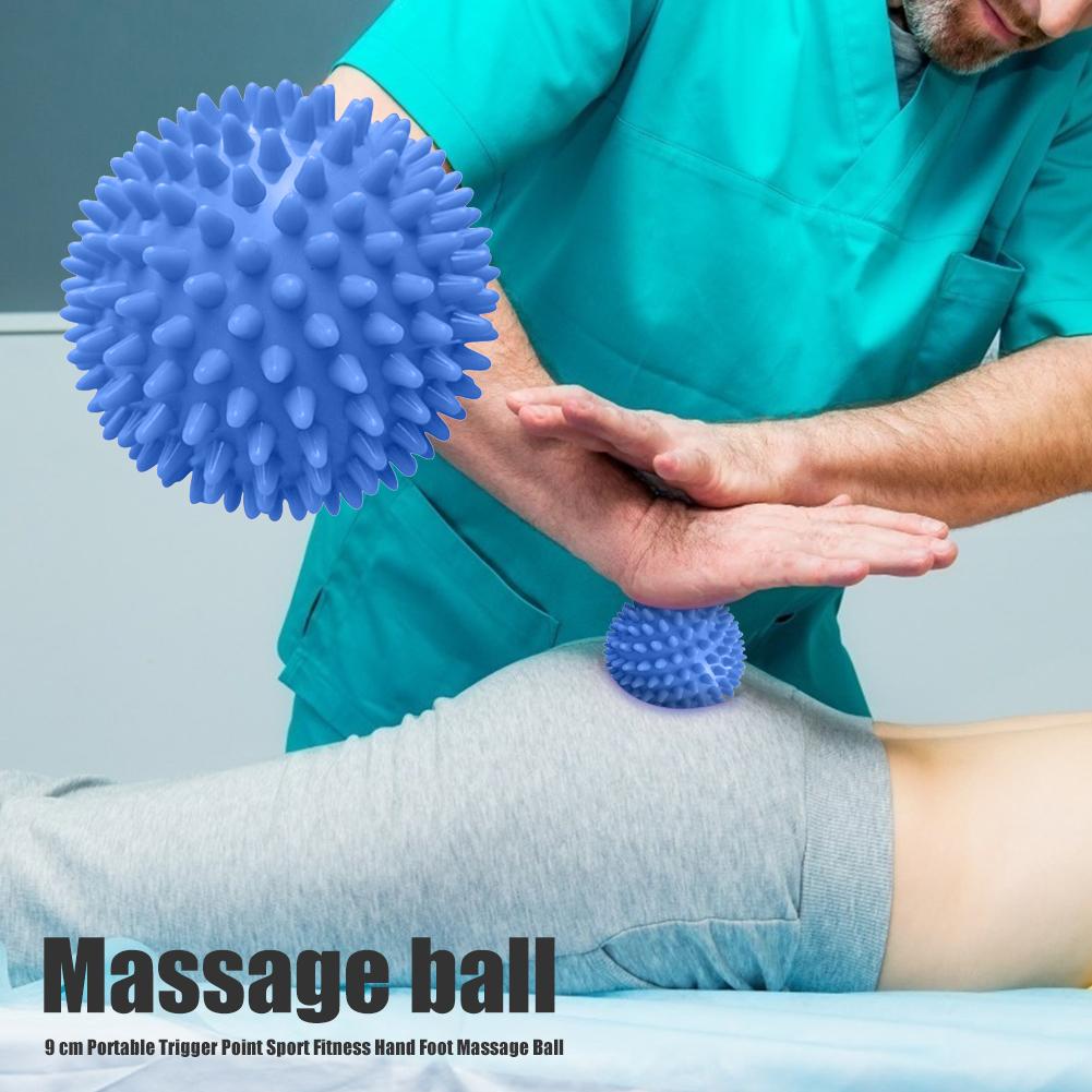 Spiky Massage Ball Multi-function PVC Hand Massage Ball Hedgehog Sensory Training Grip Physiotherapy Fitness