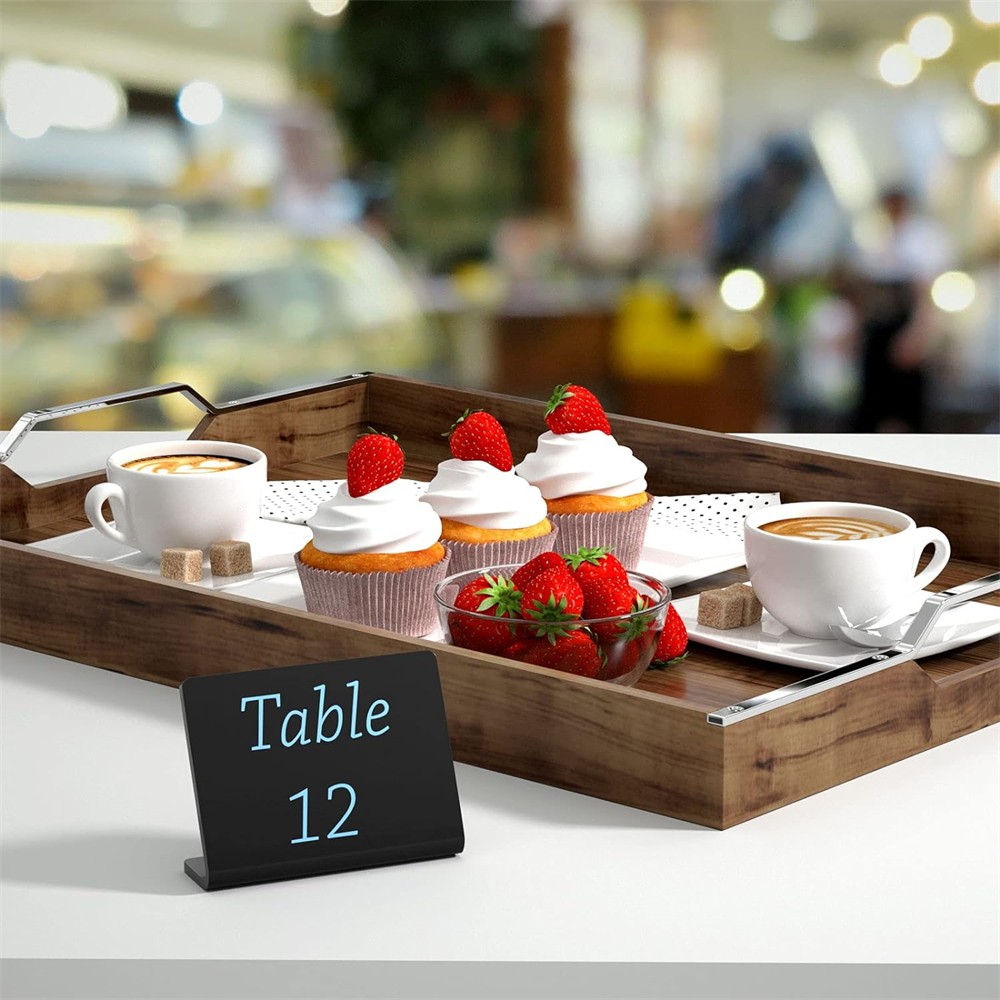 Paquete de 12 Mini carteles de pizarra para letrero de tiza para comida, , Buffet, mesa, pizarra, panadería de boda, letrero de pizarra pequeño
