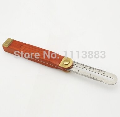 9" (230mm) Sliding T-Bevel Gauge With Rosewood Handle, Stainless Steel Blade and Brass Fittings