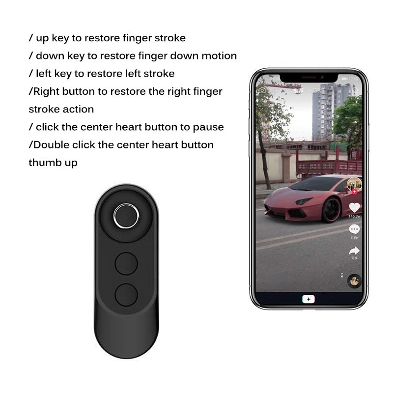 Draadloze Bluetooth Sluiter Afstandsbediening Smart Telefoons Foto 'S Selfies Bluetooth Handige Afstandsbediening