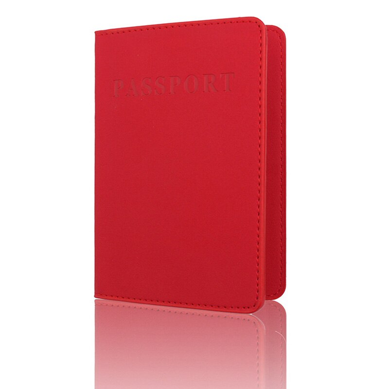 PU Lederen Paspoorthouder Reizen Accessoires Vrouwen Paspoort Cover Organizer Busines Credit Id-kaart Portemonnee