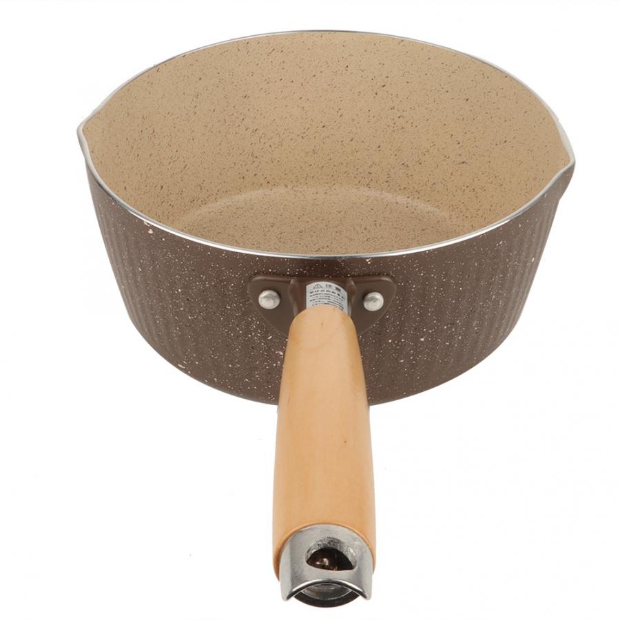 Luftfrituregryde 18cm- stens lille mælkegryde non-stick kogegryde til gaskomfur og induktionskomfurfrituregryde