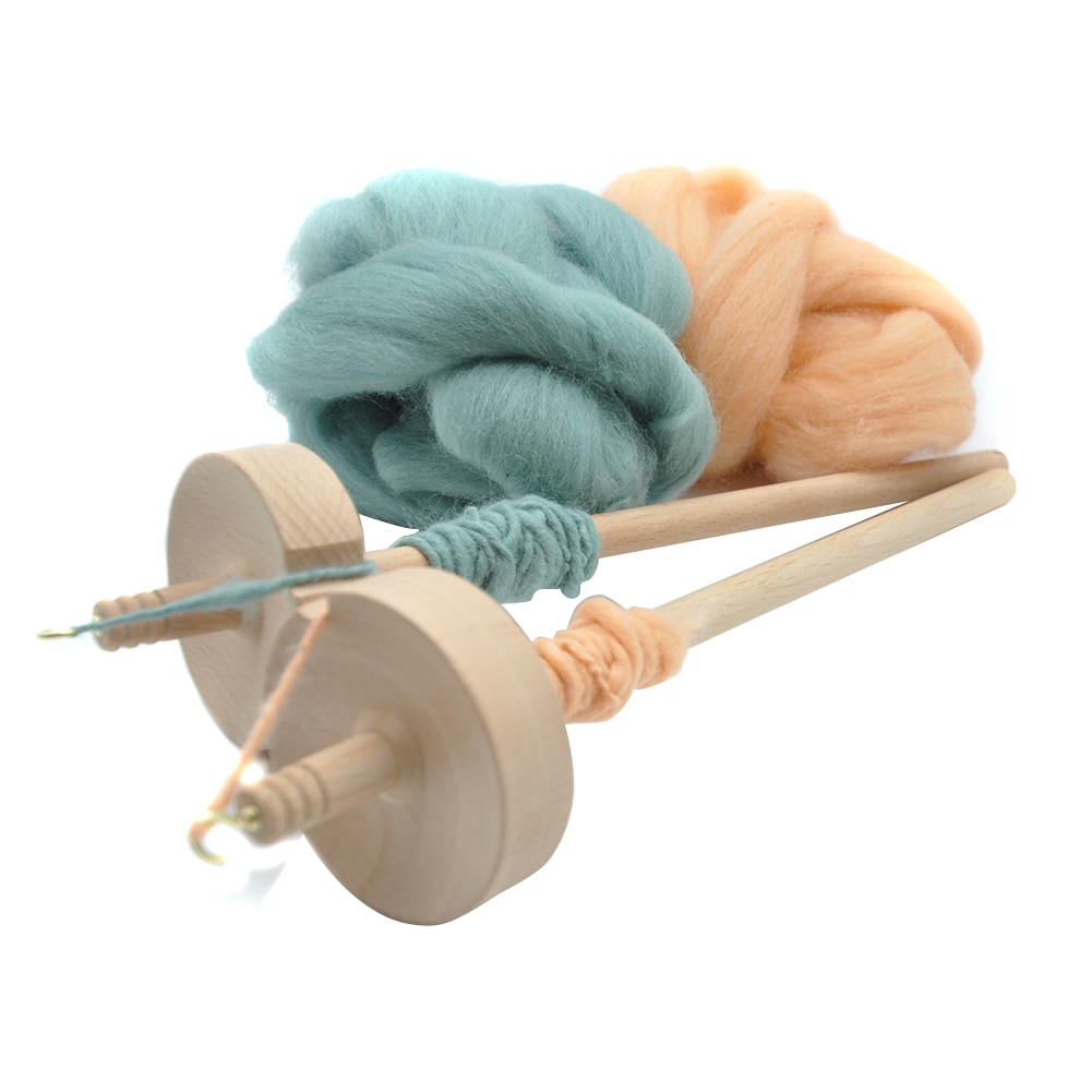 Spindle Top Whorl Yarn Spin Hand Carved Wooden Tool For Beginners Hogard 1 Pcs Sewing Accessories