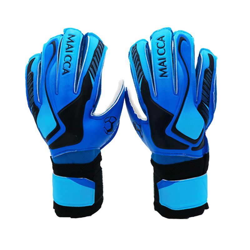 Fußballhandschuhe für herren und kinder, torwarthandschuhe, rutschfest, atmungsaktiv, fitnesshandschuhe, handschutz: Blau / 8