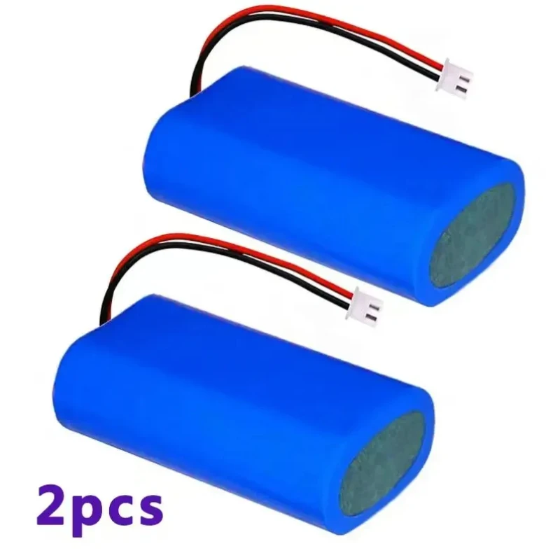 7.4V 3500mAh akumulator litowy wielokrotnego ładowania do głośnika megafonowego Bluetooth Power Bank akcesoria części do zabawek zdalnie sterowanych 2S 18650 bateria: Niebieski