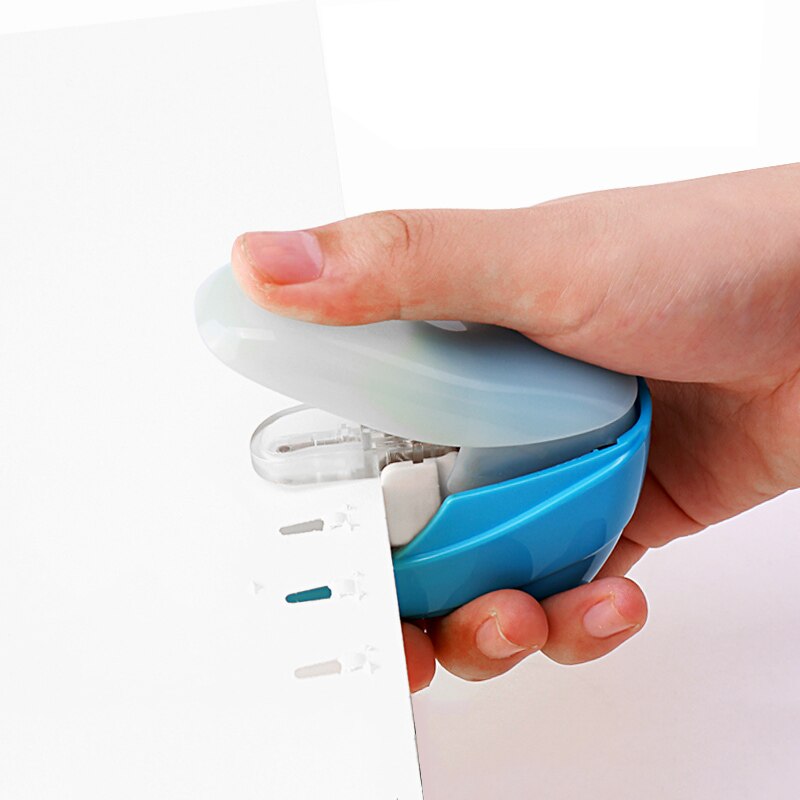 Handheld Stapleless Stapler Without Staples Free Stapler School Paper Staplers Office Bookbinding Supplies
