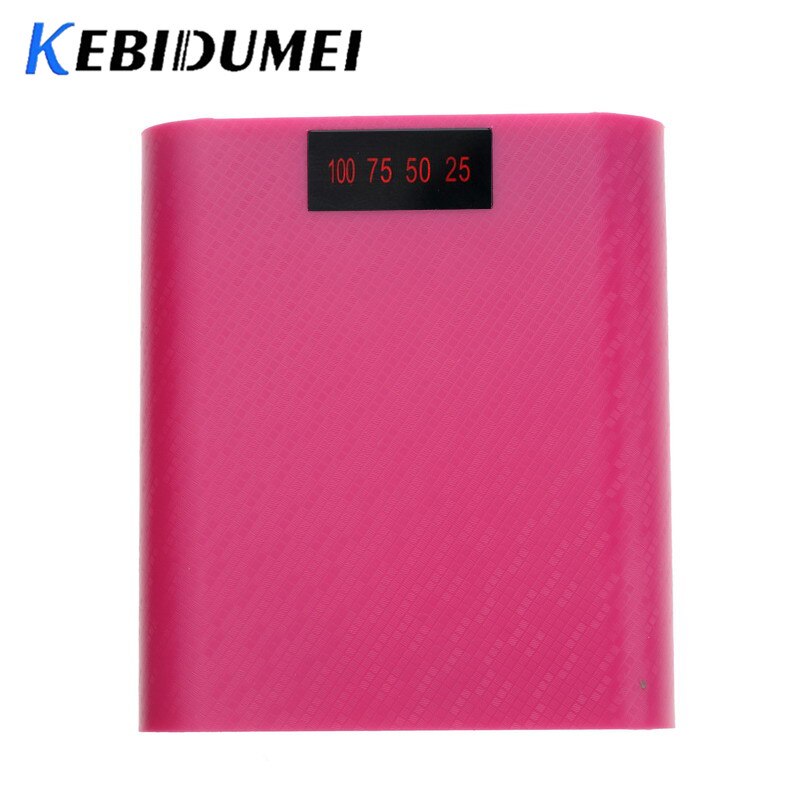 Kebidumei 5v usb 4 * 18650 powerbank akku diy gehäuse box handy ladegerät display bildschirm für iphone  x 7 xiaomi