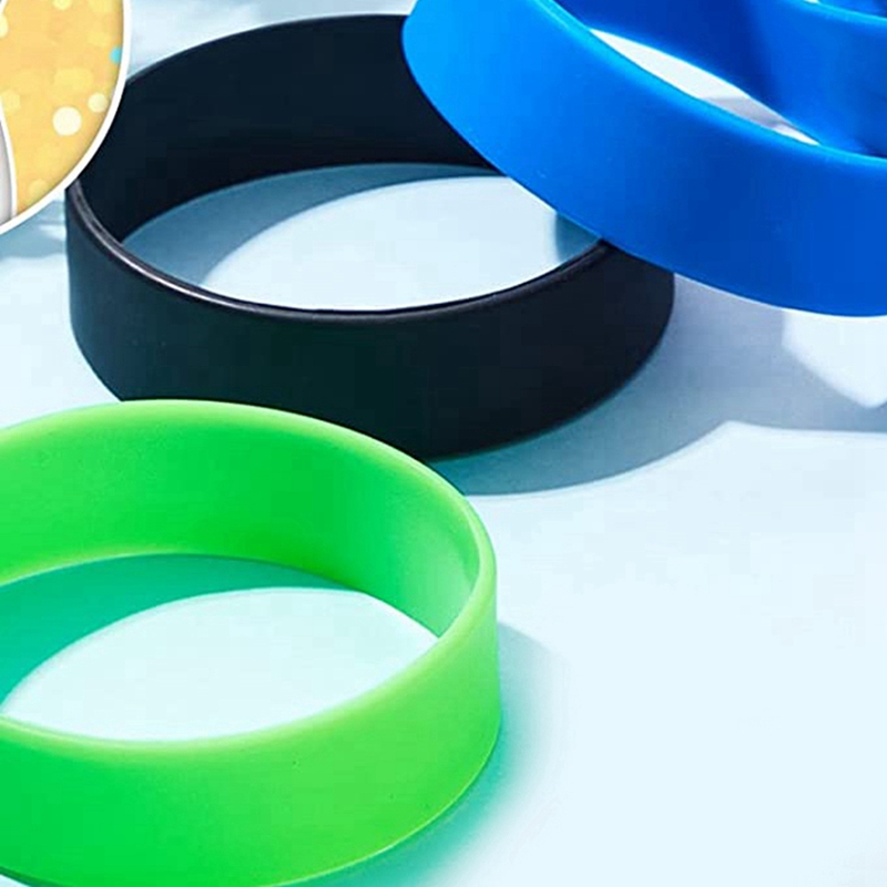 10Pcs 65Mm Silicone Bands For Sublimation Tumbler Heat Resistant Sublimation Paper Holder Ring Bands For Bottle Cup DIY