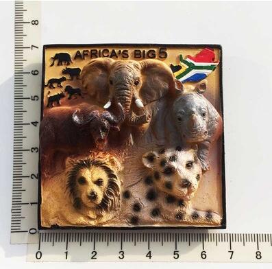 Køleskabsmagnet, håndmalet afrika turist souvenirs strandvogn dekorativ kunst og håndværk: Lavendel