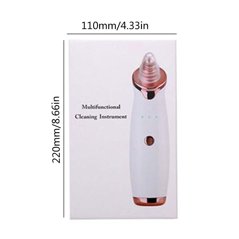 Limpiador de poros profundos por succión al vacío, eliminación de espinillas y acné, herramienta de belleza para el cuidado de la piel, SPA, diamante