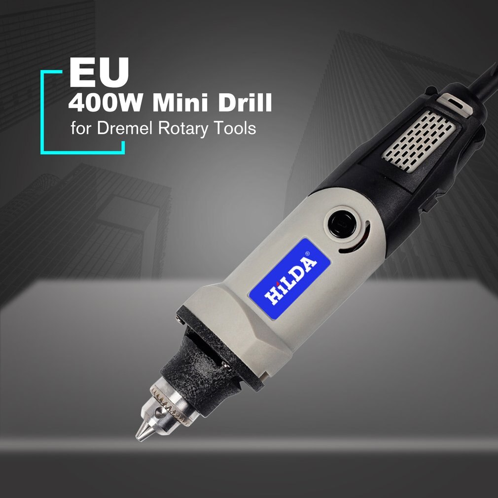 Variable Speed Rotary Tool Electric Tools 400W Mini Drill 6 Position for Rotary Tools Mini Grinding Machine