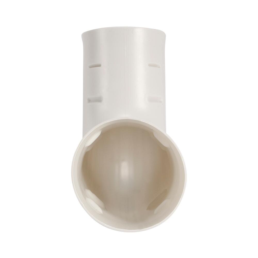 75/90mm Plastic Round Ducting Pipe Elbow 90 Degree Duct Connector Joint PVC Exhaust Ventilation Fitting for Inline Ducted Fan