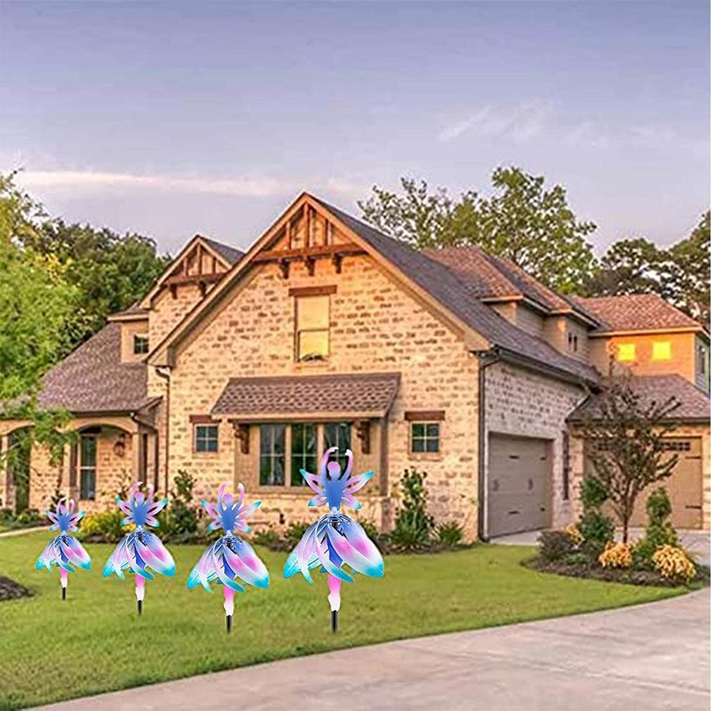 Fairy Ballerina Wind Spinner Windmill Garden Wind Spinner Metal Garden Balcony Patio Decoration Windmill Decoration