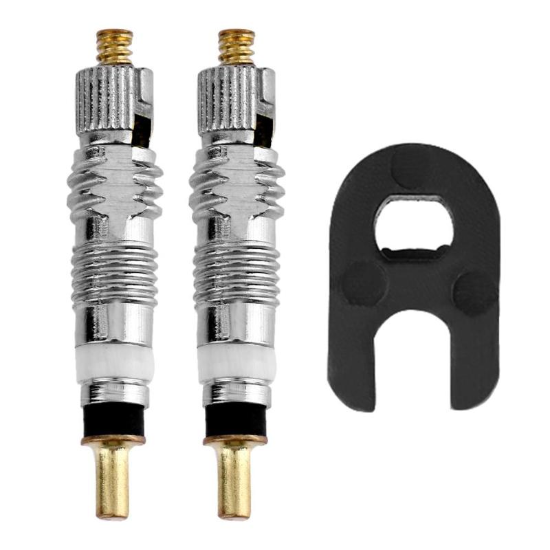 2pcs 4pcs Detachable Presta Valve Core Replacement for Bicycle MTB Bike Valve Core Presta To Schrader French Air Pump Valve: 2pcs