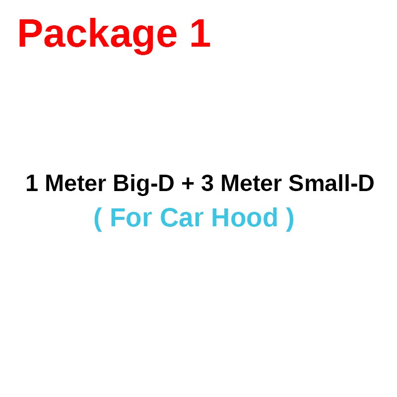 Cawanerl auto sedan achterklep deur motorkap kofferbak afdichting afdichtingsstrip rubberen tochtstrip geluidsisolatie auto afdichtingsstrip randafwerking: Pakket 1