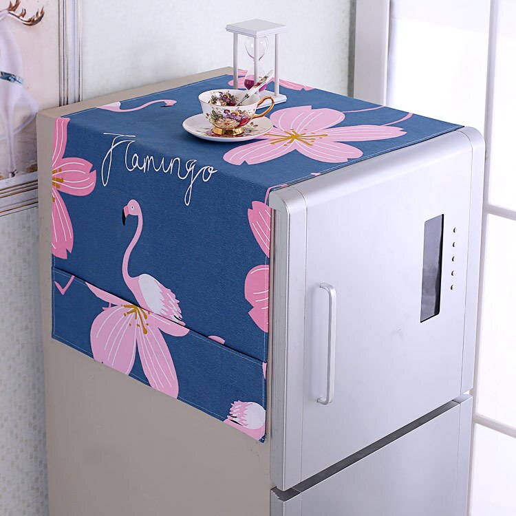 Moderne transfrontalier serviette rouleau Machine à laver cache-poussière simple ouverture réfrigérateur serviette réfrigérateur stockage sac suspendu
