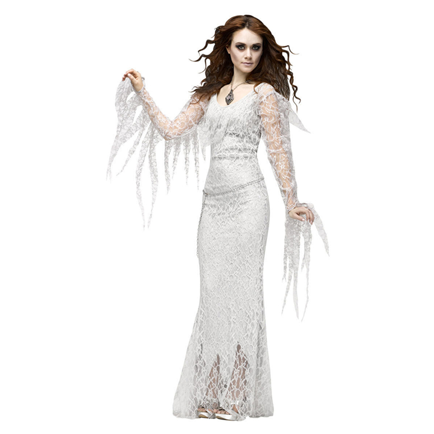 Halloween Carnival Party Demon Disfraz Dress Scary Costumes Easter Vampire Bride Horror Performance Clothing for Adult Women