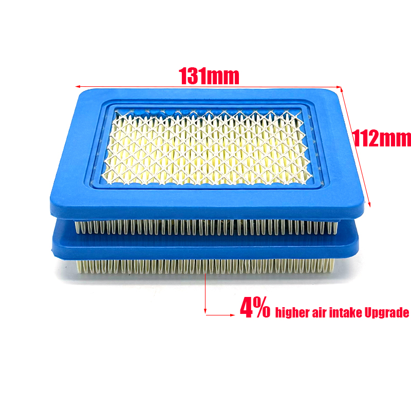 Filtros de ar para Briggs Stratton, Elemento filtrante quadrado, 491588, Toro 20332, Artesão 3364, Cortador de relva, O20, 20, 2 unidades