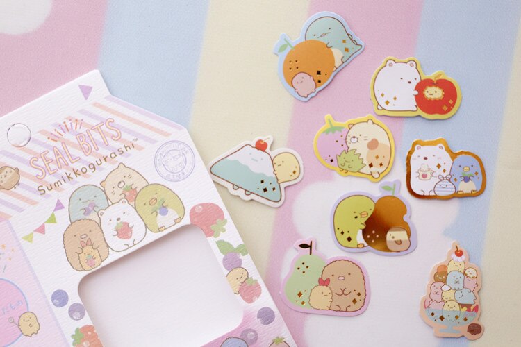 40pcs/1pack Kawaii Stationery Stickers Corner good friend Diary Planner Decorative Stickers Scrapbooking DIY Craft Stickers
