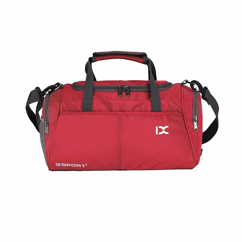 Sac à main de sport étanche en nylon pour fitness, pour hommes et femmes, pour entraînement physique, voyage, tapis de yoga,: Rouge