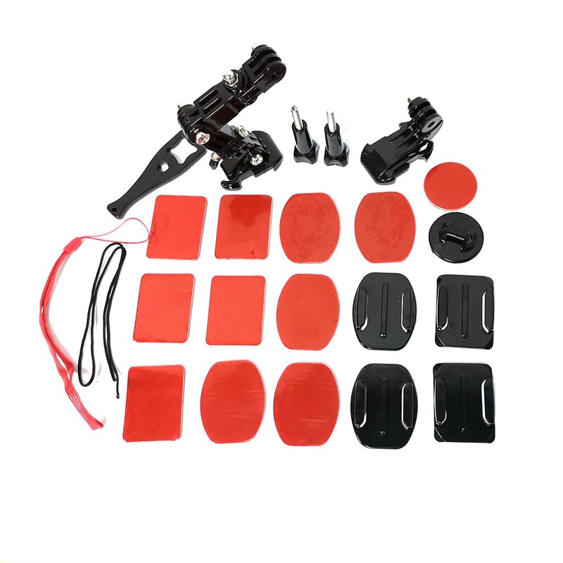 23- in -1 camera 3m dubbelzijdig klevende multidirectionele houder aanpassingsbeugel voor gopro sjcam xiaoyi
