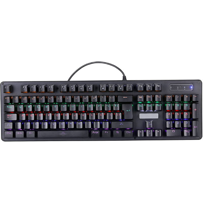 NK Onyx Gaming Pack V2 - Teclado Mecánico RGB Gamers PC + Ratón Gaming Programable (6400 DPI - 5 Botones) Anti-Ghosting, PC/MAC