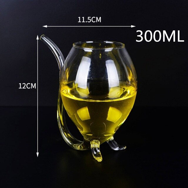 Djävulen cocktailglas kopp med halm 300ml vinglas öl glas whisky glas juice mugg crystal shot: 300ml