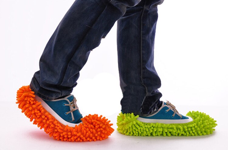 1 PC Staub Reiniger Beweidung Hausschuhe Haus Schlecht Boden Reinigung Mopp Tücher Reinigen Pantoffel Mikrofaser Faul Schuhe Abdeckung