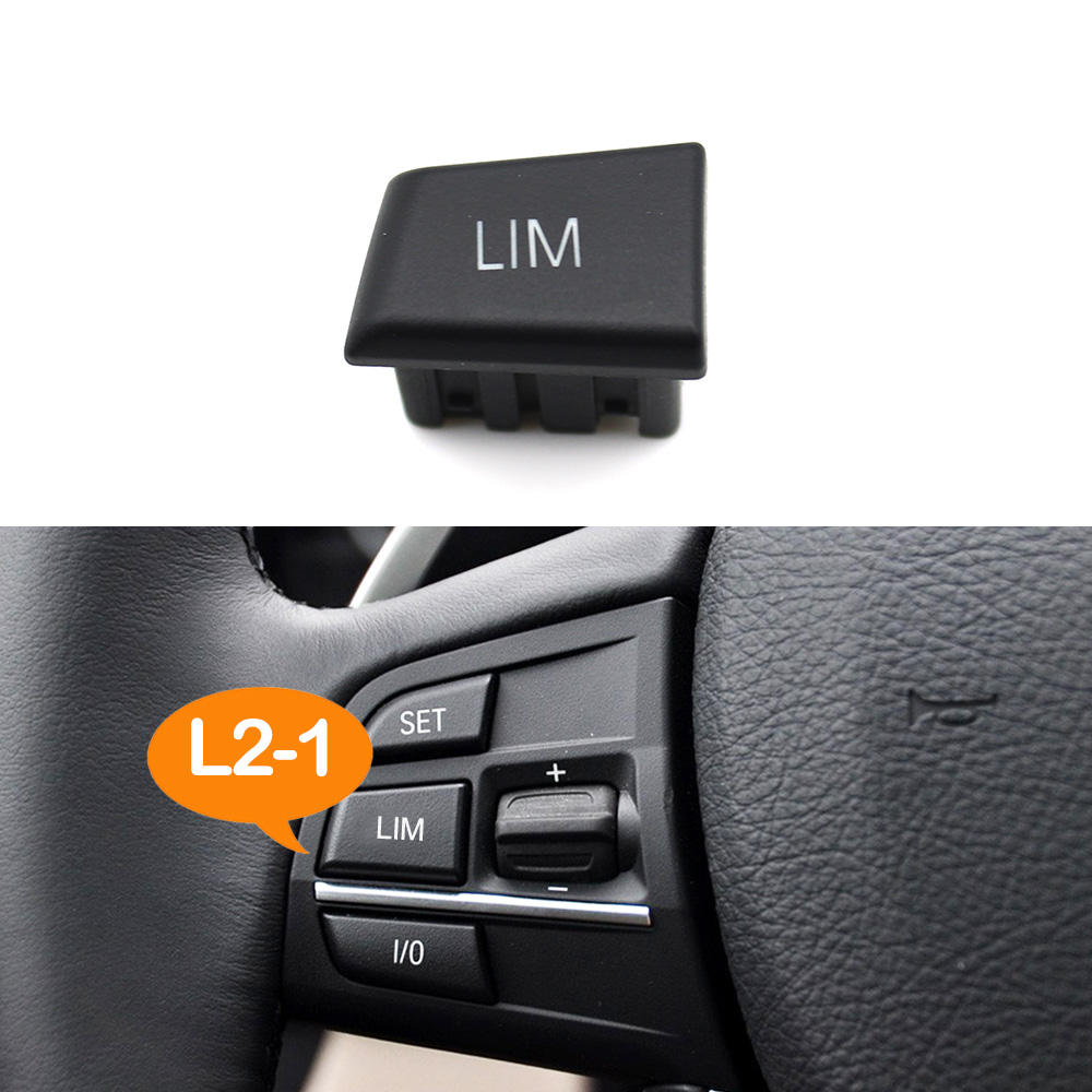 Botones para volante de coche, límite de velocidad, Control de crucero, llaves de teléfono para Serie F F20 F22 F30 F34 F36 F10 F11 F07 F12 F01 F02 F25 F15: Oro