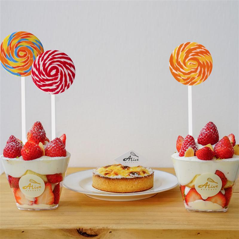 Lot De 210 Bâtonnets à Cake Pops En Papier - 7 Couleurs (30 De Chaque) - Pour Pâtisserie DIY, Décoration De Gâteaux, Bonbons