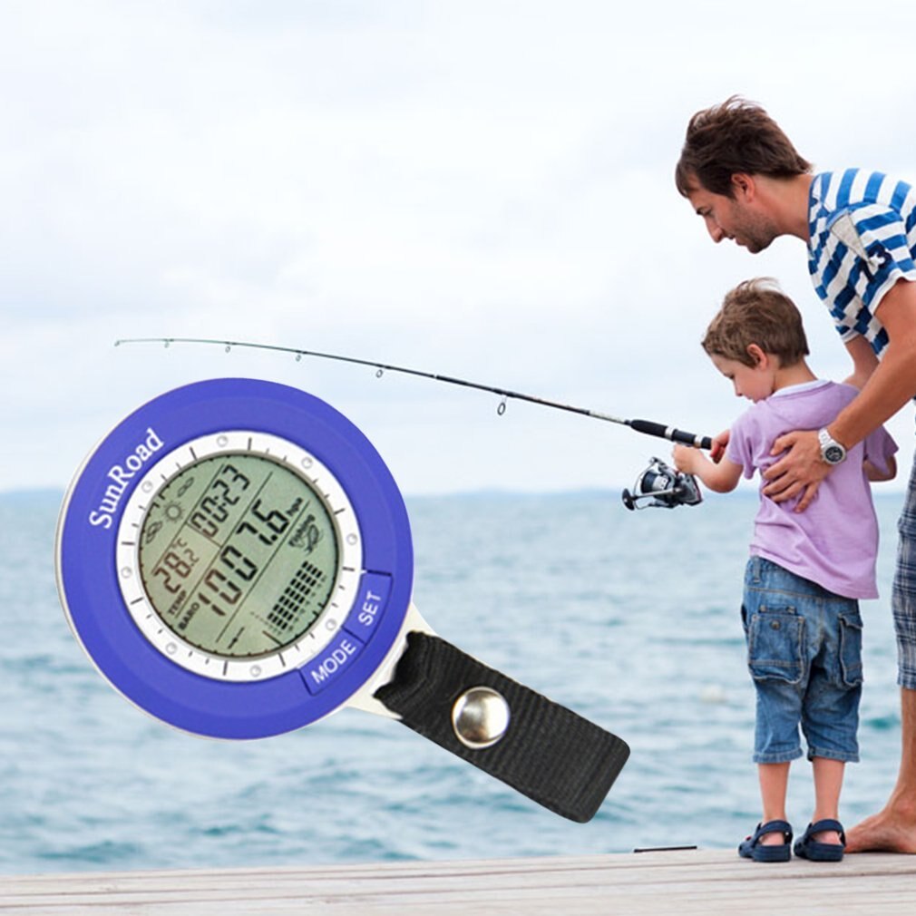 Fishing Barometer Multi-function LCD Digital Outdoor Fishing Altimeter Thermometer Fishing Finder