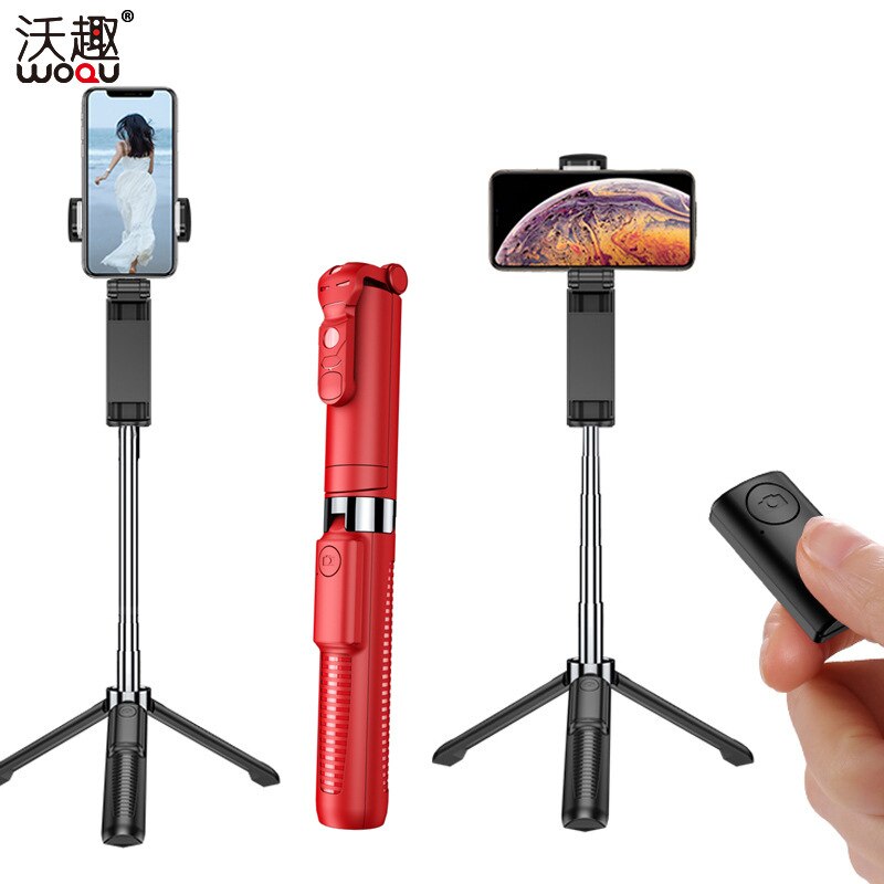 Wq36 stil tripod selfie stick vandret og lodret skyde bluetooth selfie stick live mobiltelefonbeslag