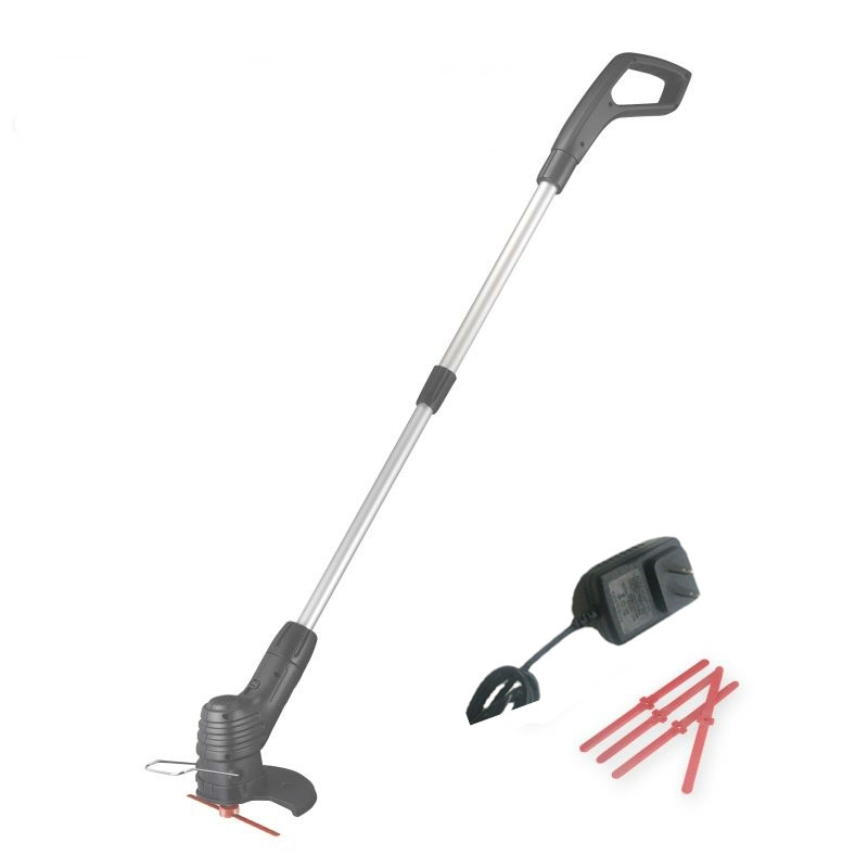 Grass Trimmer Portable Smart Wireless Electric Lawn Mower Lithium Battery Weeding USB charging Length Adjustable Pruning Cutter: US Plug