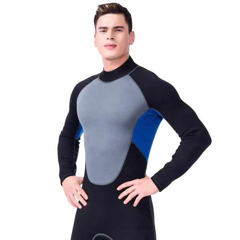 Diving Suit Men Diving Wetsuit Swimming Surfing UV Protection Snorkeling Spearfishing Wetsuit: XL